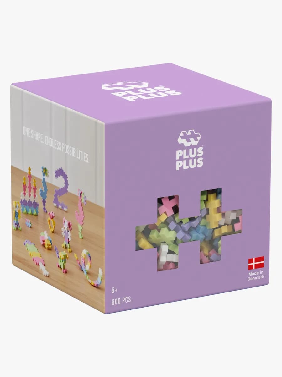 Plus-Plus Pastel Learn To Build 600 Delar