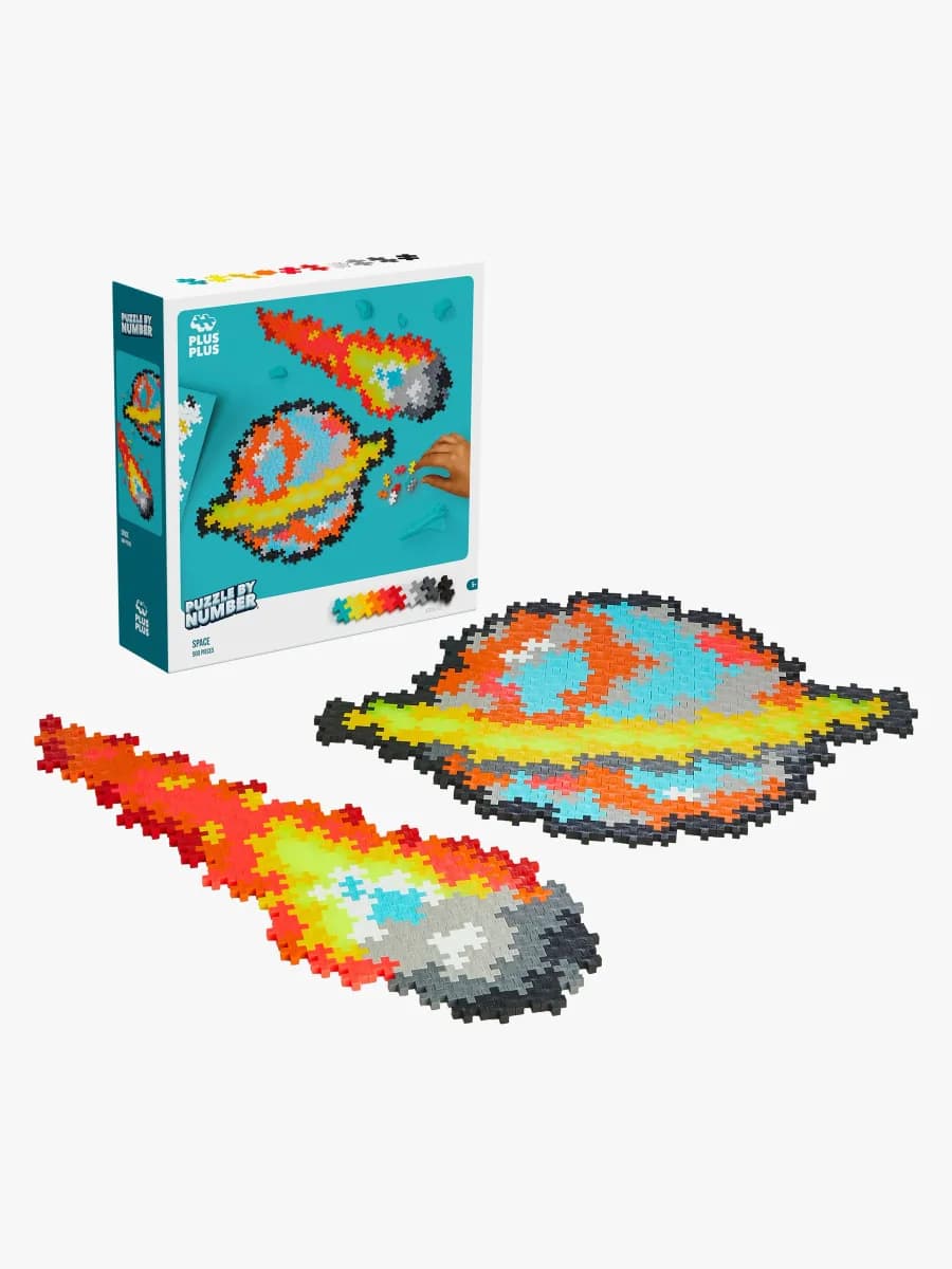 Plus-Plus Puzzle By Number Rymden 500 Delar