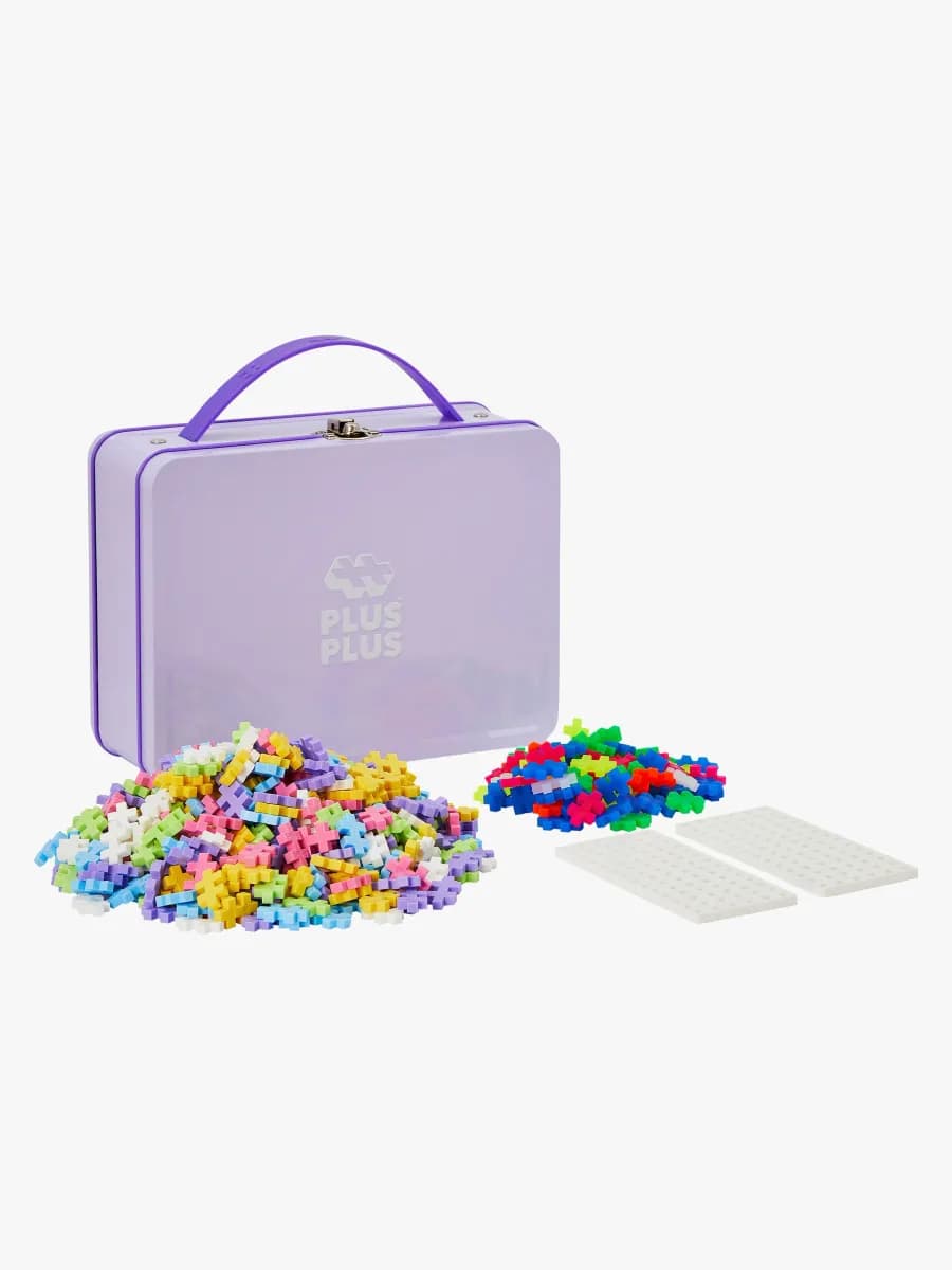 Plus-Plus Pastel Metallväska 600-bitar