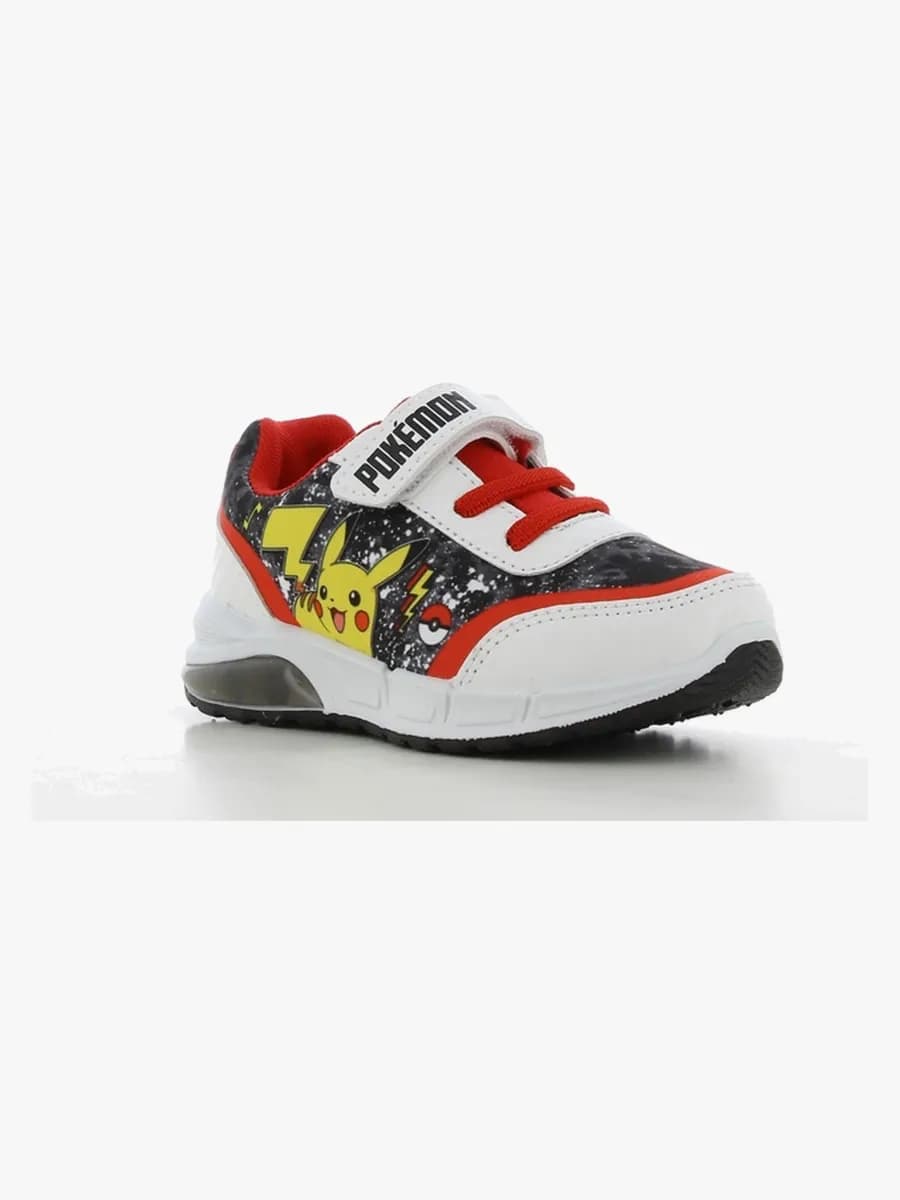 Pokémon Blinkande Sneakers, White/Black, 25