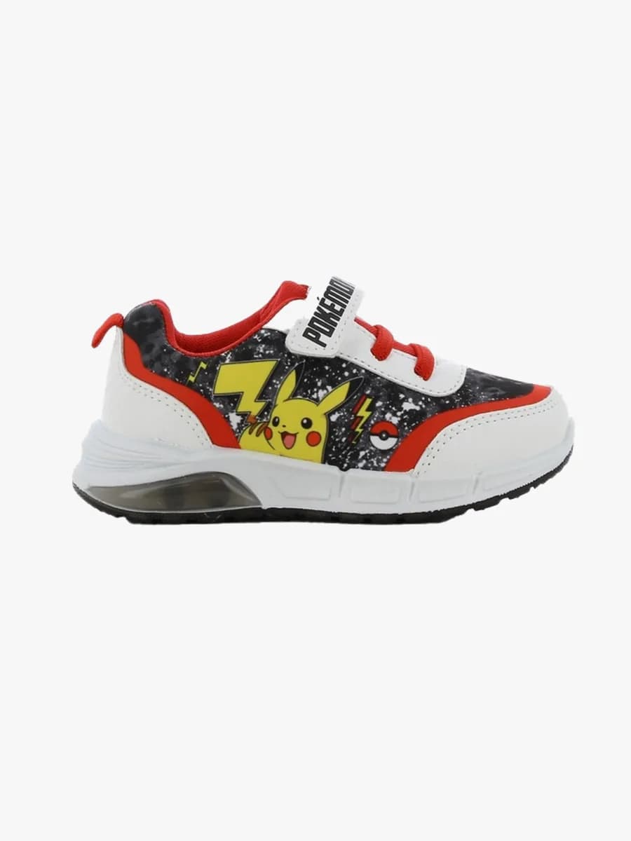 Pokémon Blinkande Sneakers, White/Black, 25