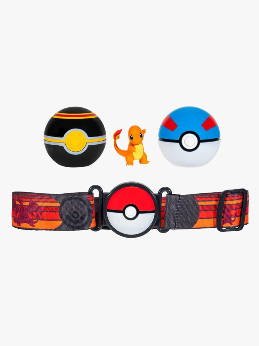 Pokémon Clip 'N' Go Bälte Lekset Charmander med Pokéboll