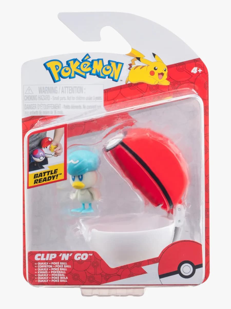 Pokémon Clip 'N' Go Lekset Quaxly med Pokéboll
