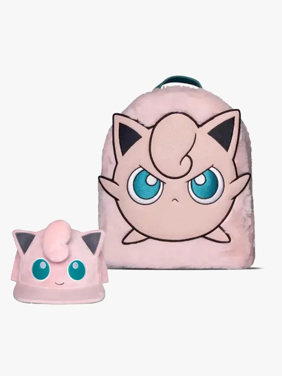 Pokémon Mini Ryggsäck &  Keps, Jigglypuff
