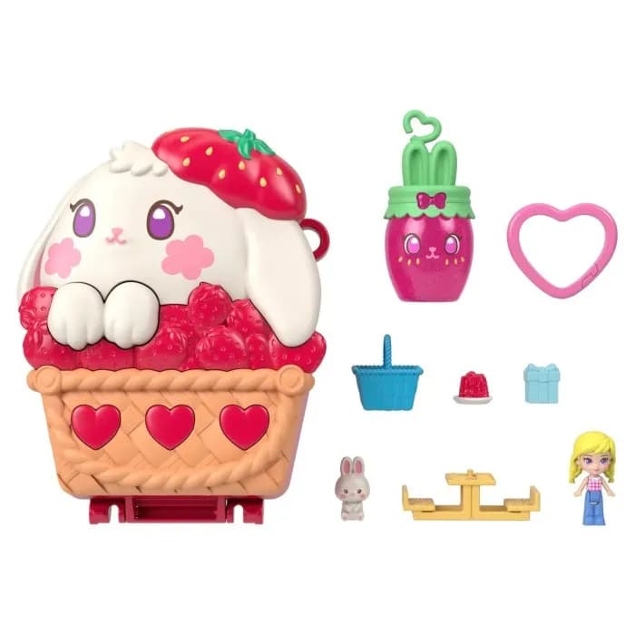 Polly Pocket Strawberry Bunny