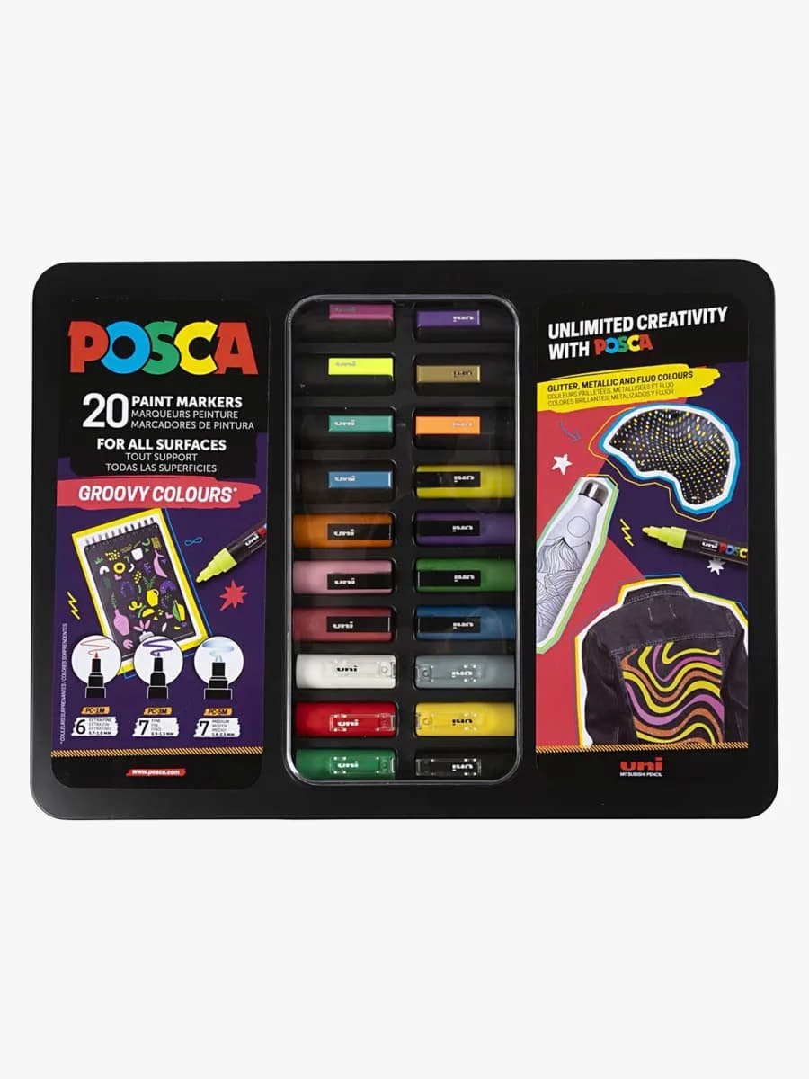 Posca Filtpennor i Fodral 20 st