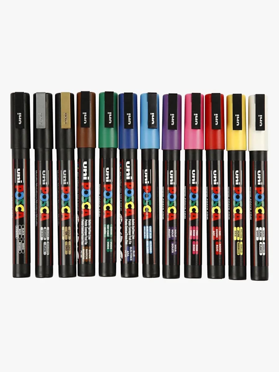 Posca Marker Mixade Färg