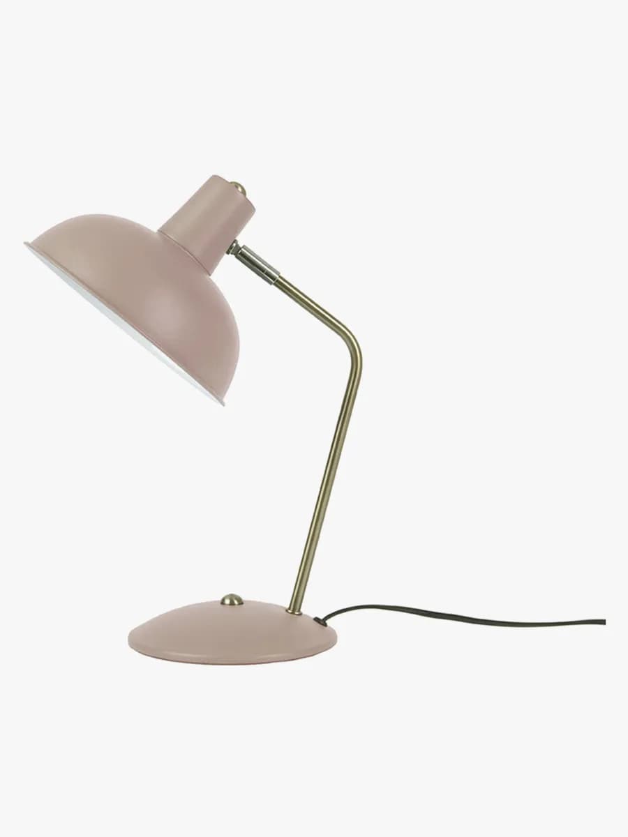 PresentTime Hood Bordslampa, Faded Pink, Barnrum