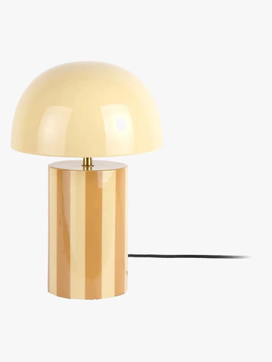 PresentTime Rayado Bordslampa, Ochre Yellow/Soft Yellow, Barnrum