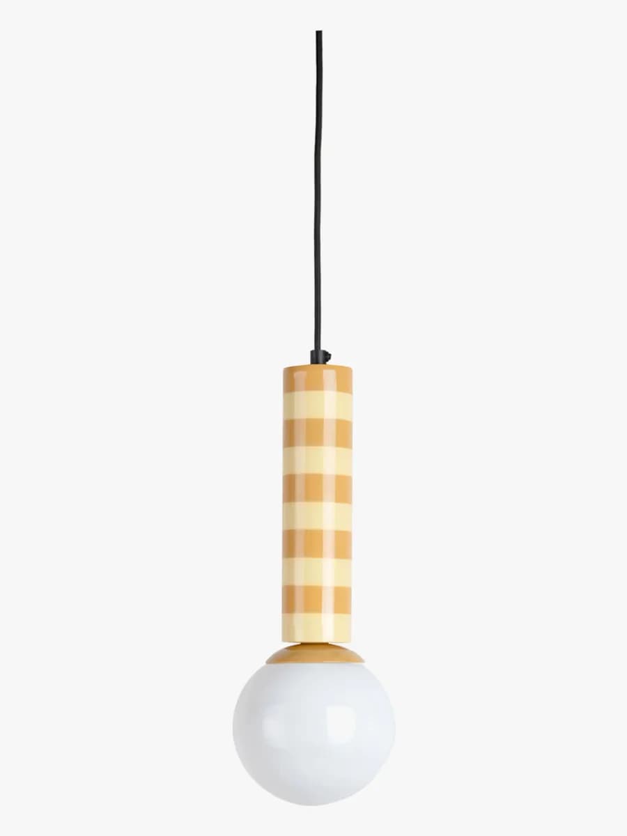 PresentTime Rayado Taklampa, Ochre Yellow/Soft Yellow, Barnrum