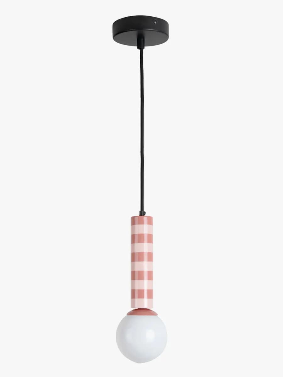 PresentTime Rayado Taklampa, Rose Tan/Soft Pink, Barnrum