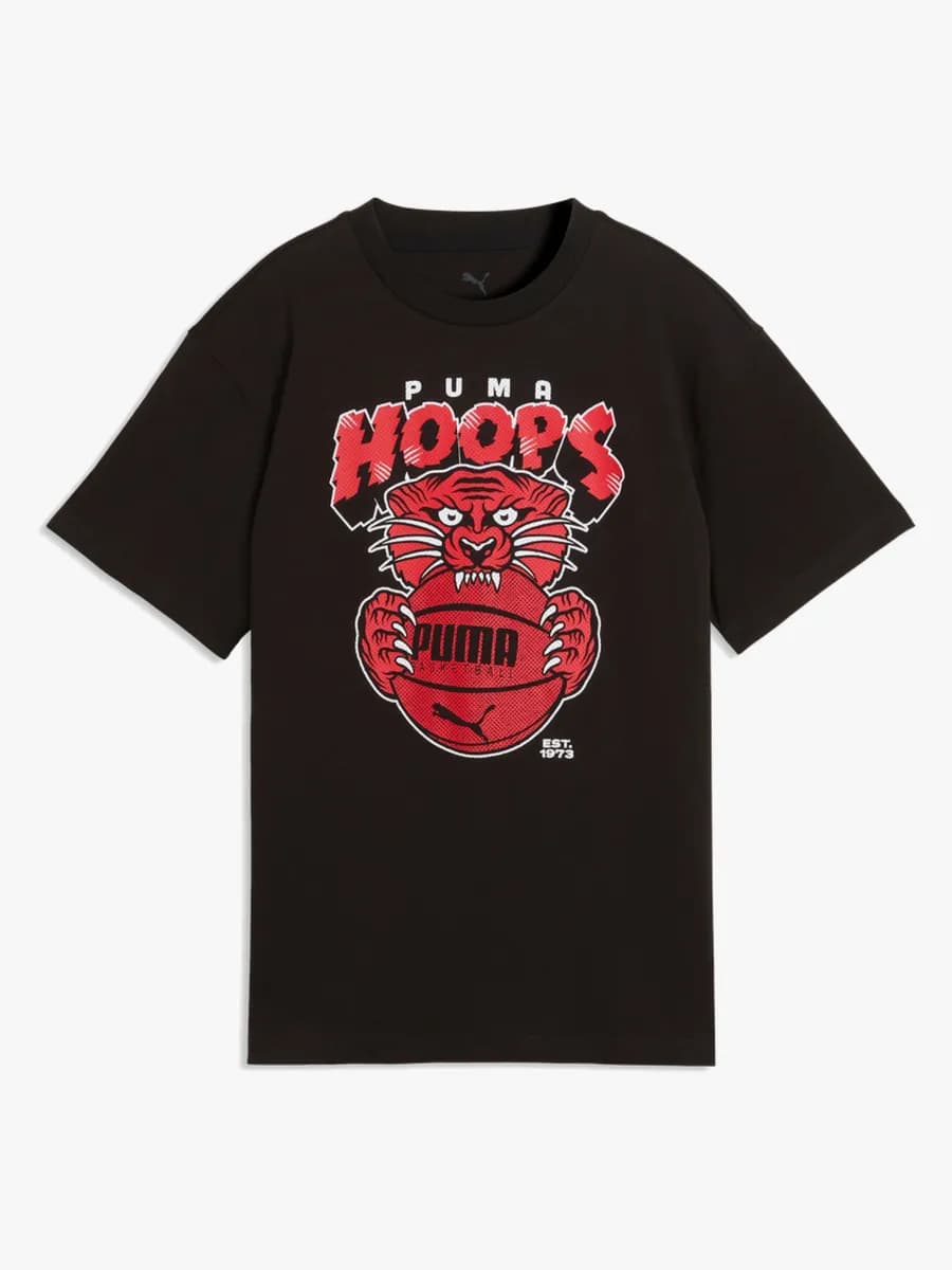 Puma Basketball Flagrant Foul T-shirt, Svart, 152