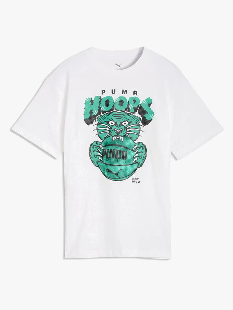 Puma Basketball Flagrant Foul T-shirt, Vit, 128