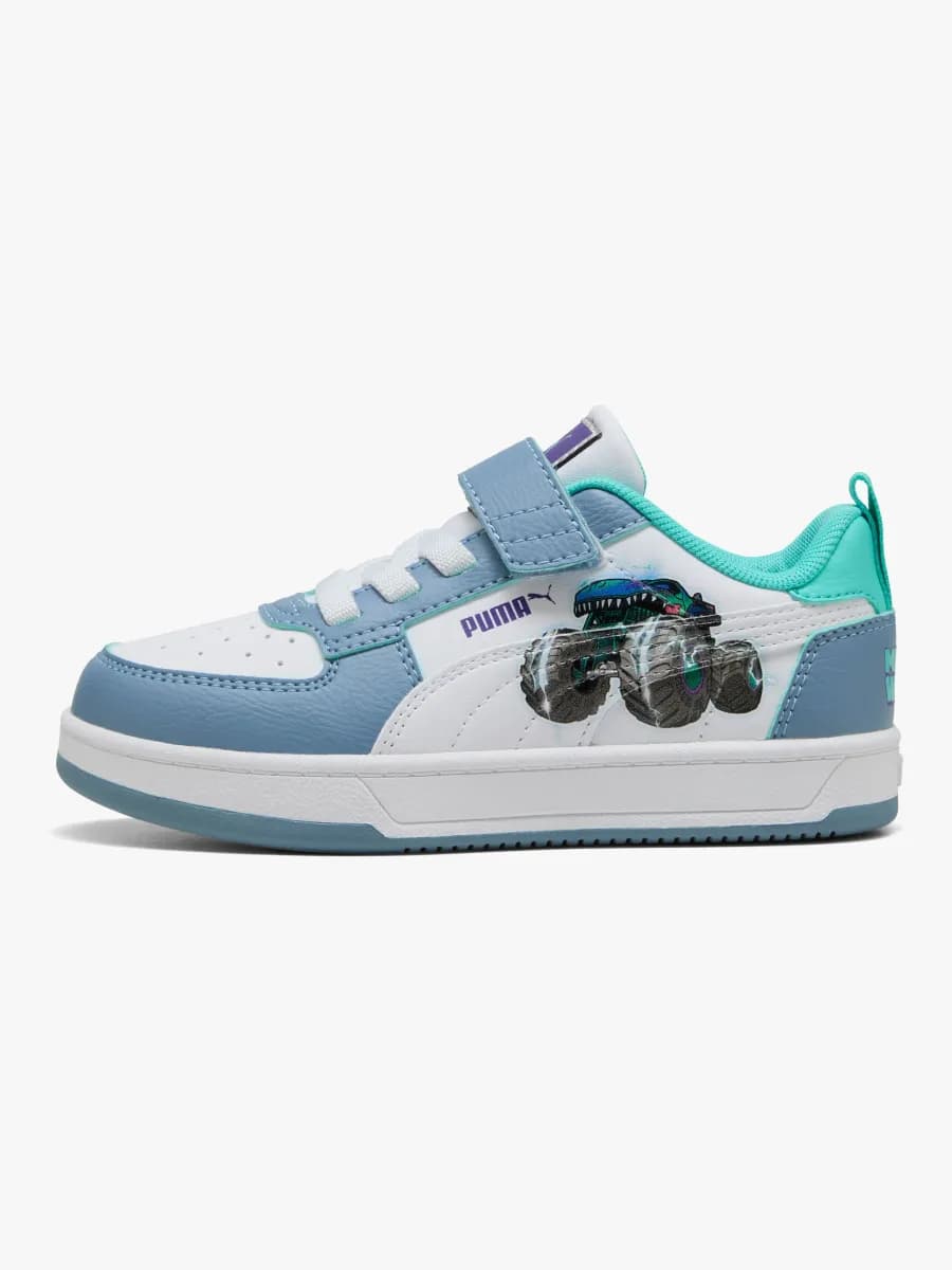 Puma Caven 2.0 Lo Hot Wheels AC+ PS Sneakers, Cool Blue/White/Aquatic, 33