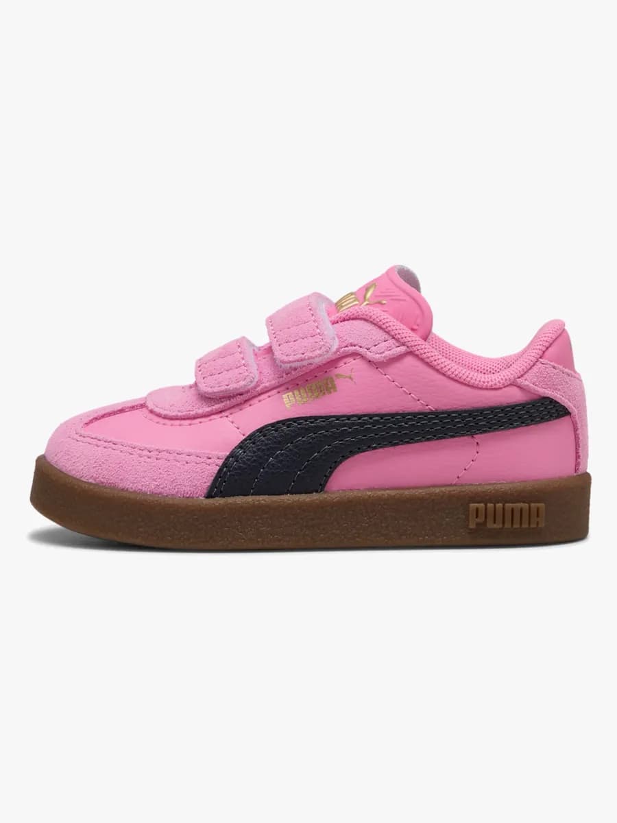 Puma Club II Era V Infant Sneakers, Posie Pink/Navy, 22