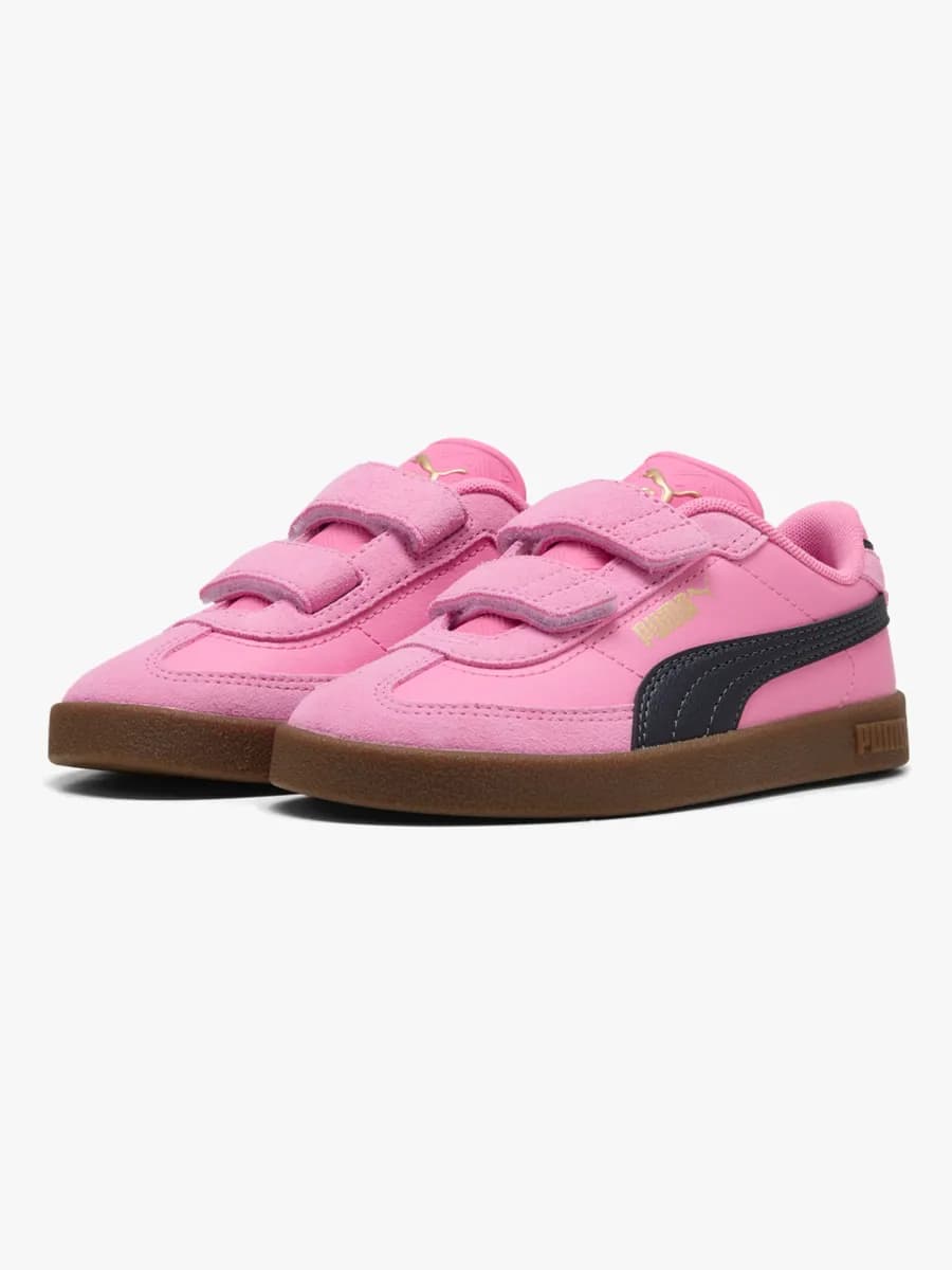 Puma Club II Era V PS Sneakers, Pink/New Navy, 31