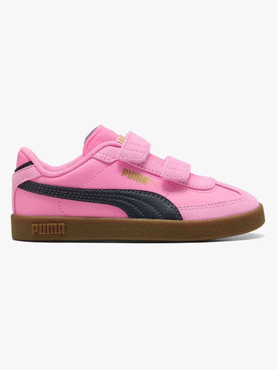 Puma Club II Era V PS Sneakers, Pink/New Navy, 31