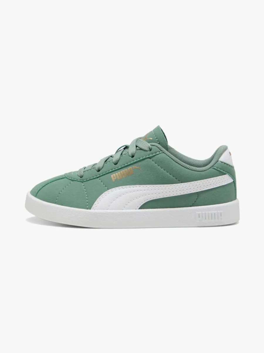Puma Club II PS Sneakers, Green Moon/White, 28