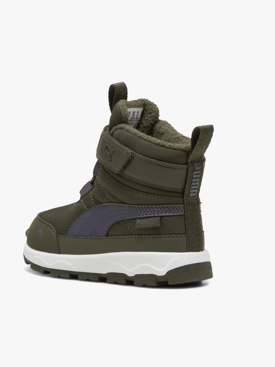 Puma Evolve Puretex AC Inf Vinterkängor, Grön, 19