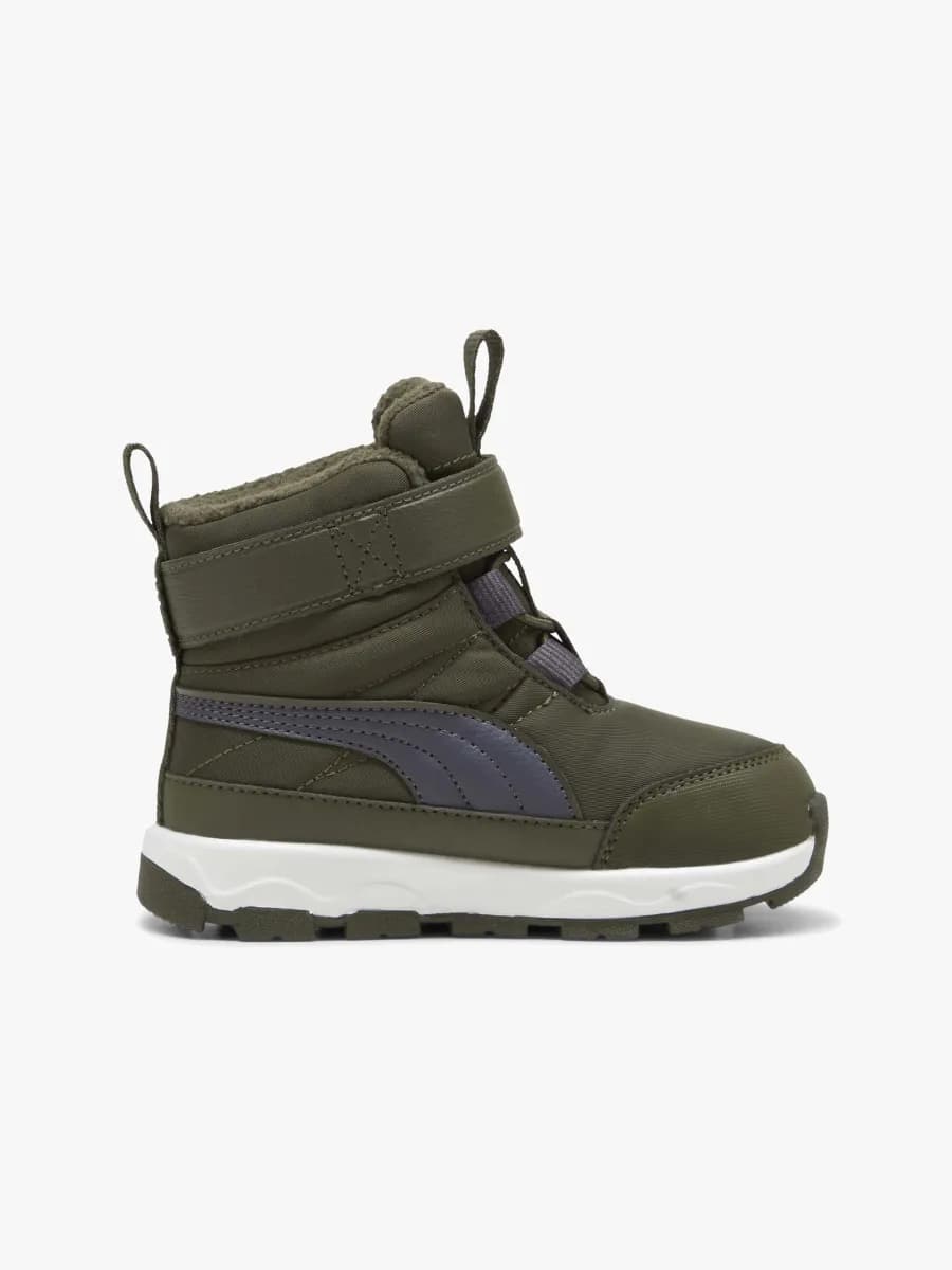 Puma Evolve Puretex AC Inf Vinterkängor, Grön, 19