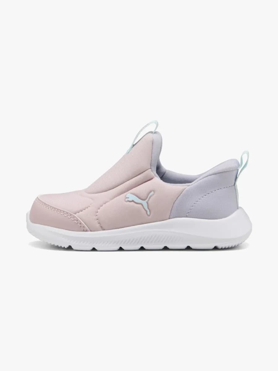 Puma Fun Racer 2 Slip On Infant Sneakers, Mauve Mist/Sea Glass/Lilac Crush, 25
