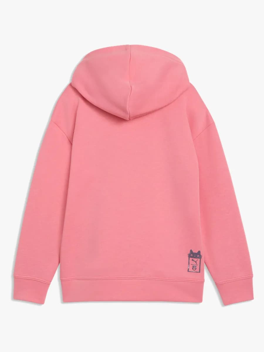 Puma Gabby's Dollhouse  Avslappnad Huvtröja, Rosa, 110