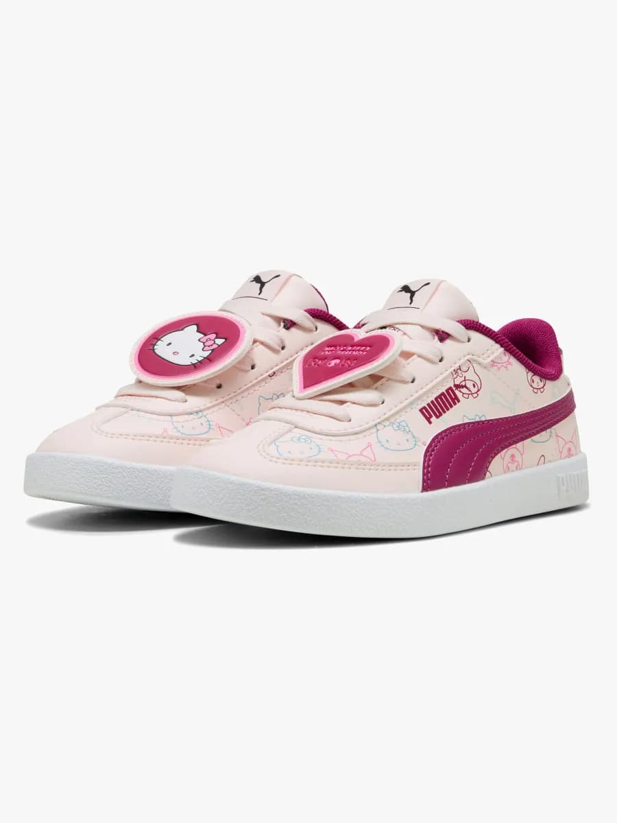 Puma Hello Kitty &  Friends Club II Era 2 PS Sneakers, Jasmine Flower/Berry, 28