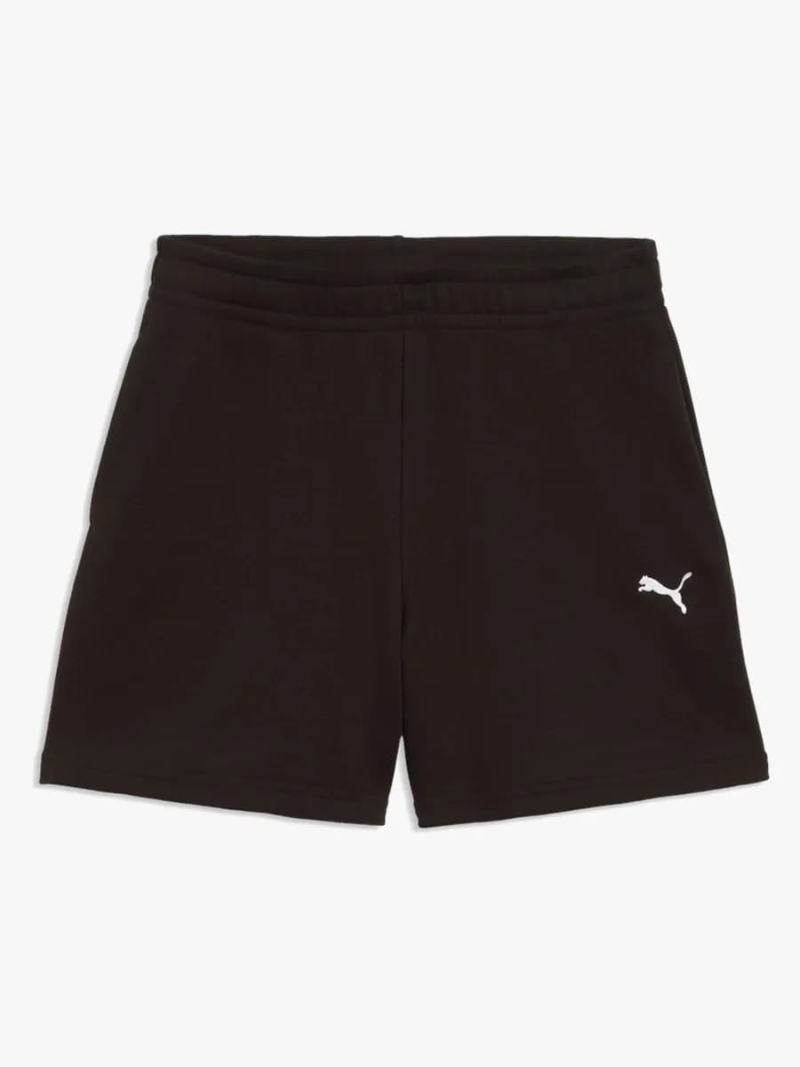 Puma  Högmidjade Shorts, Svart, 128