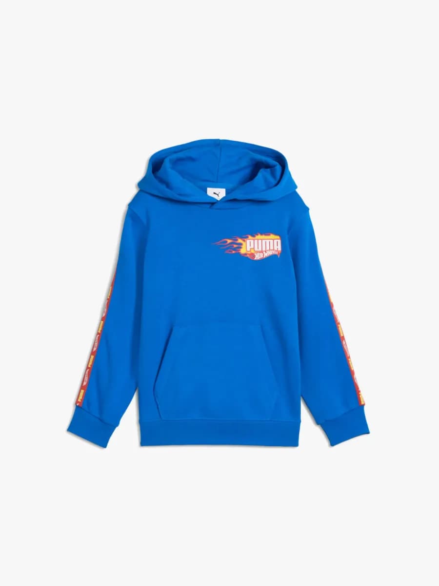 Puma Hot Wheels Huvtröja, Blå, 110
