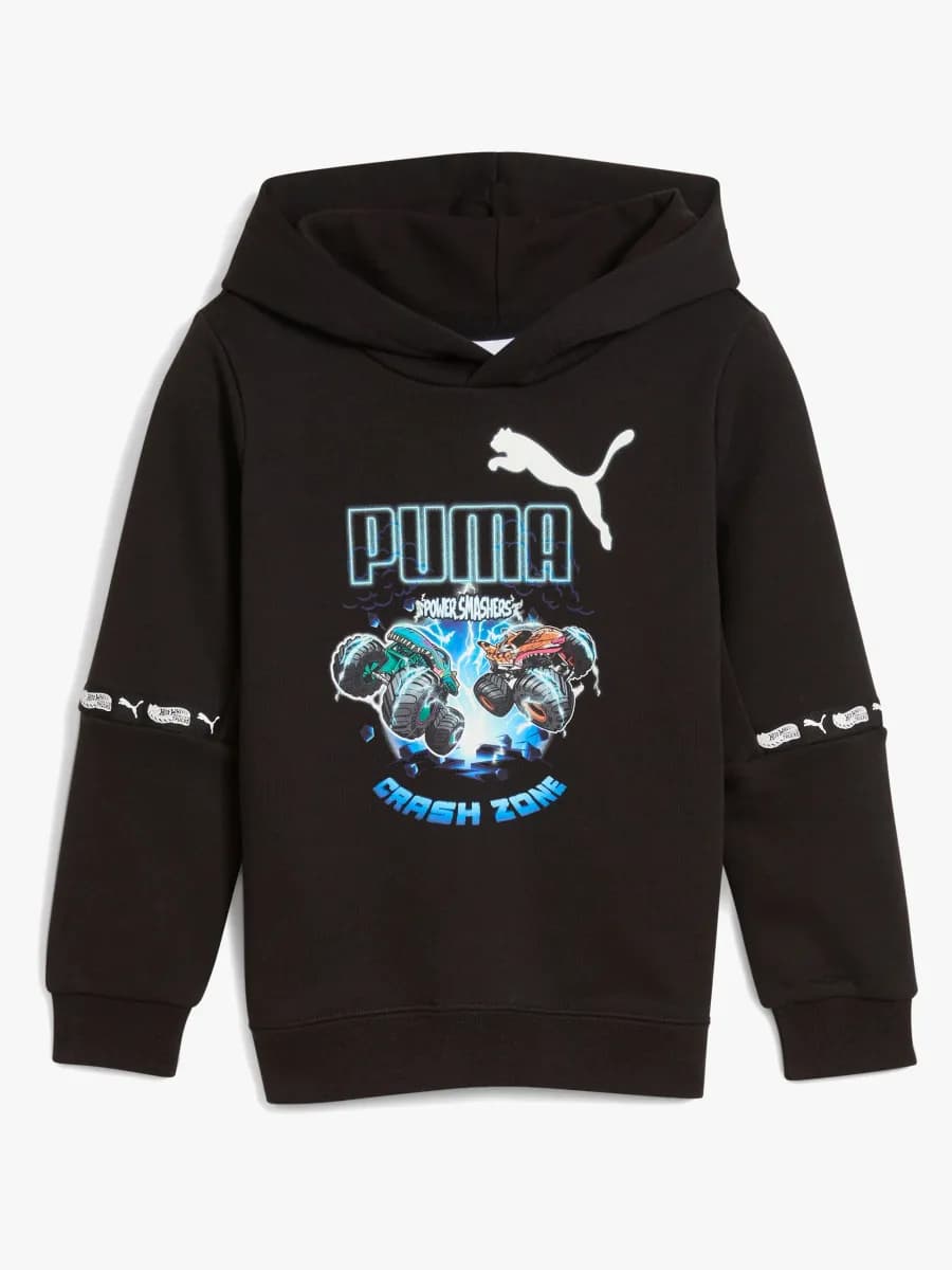 Puma Hot Wheels Huvtröja, Black, 98