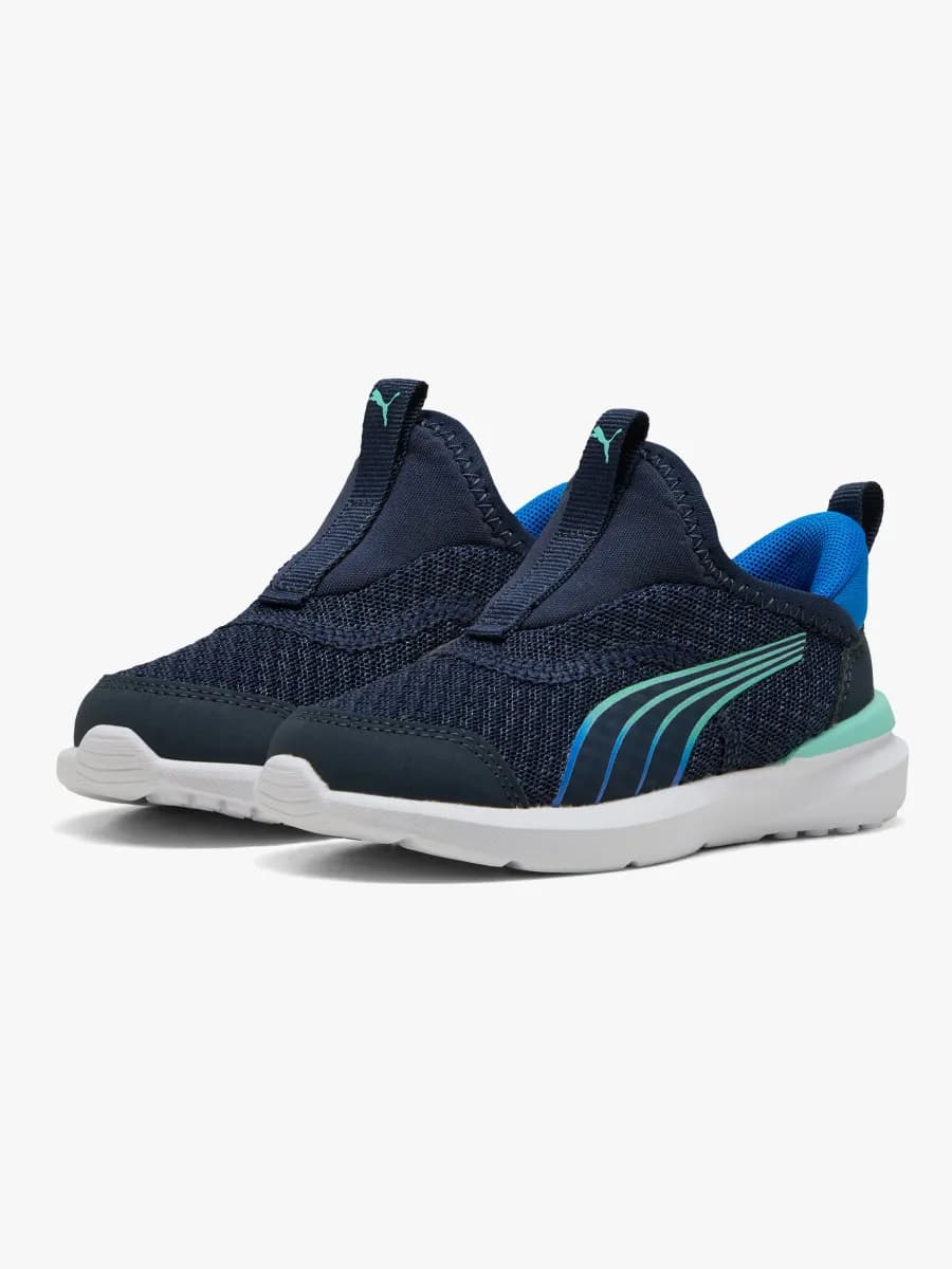 Puma Kruz Slip On Infant Sneakers, Blå, 22