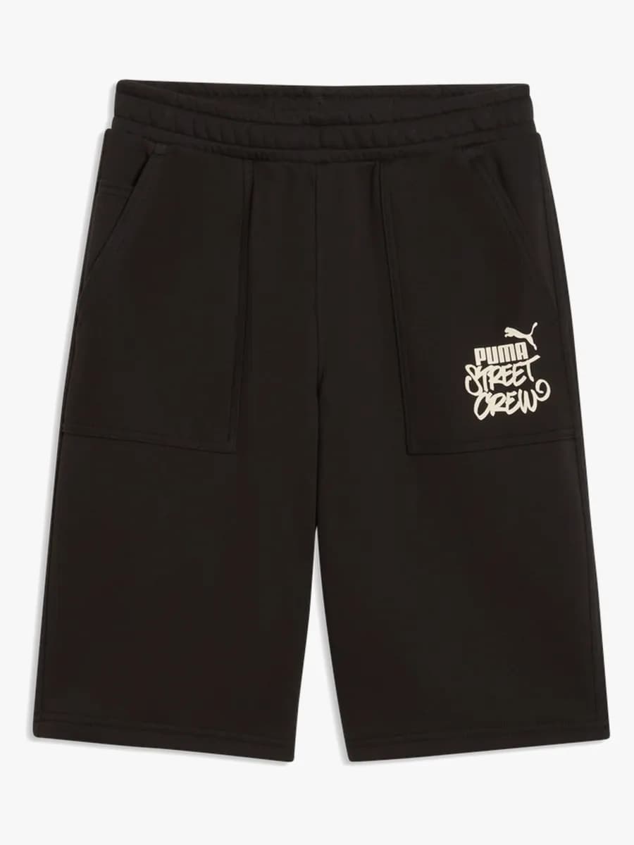 Puma MID90s  Avslappnade Långa Shorts, Svart, 140