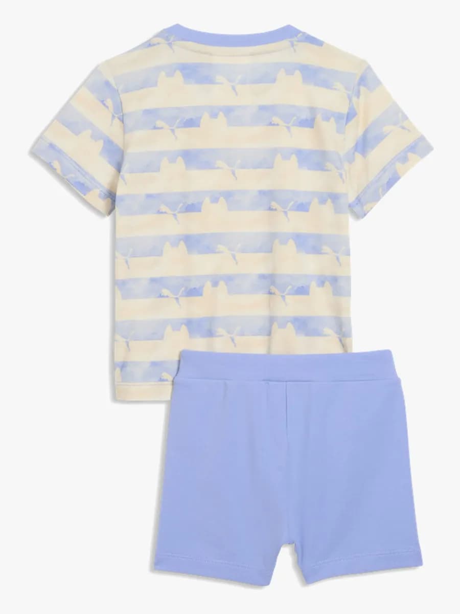 Puma T-shirt &  Shorts Gabby's Dollhouse Minicats Set, Lila, 104
