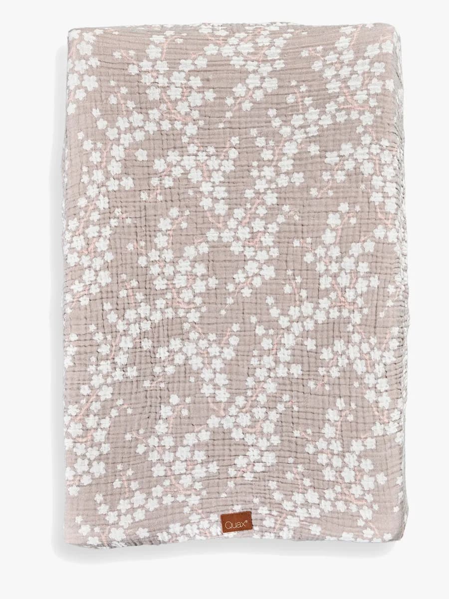 Quax Blossom Skötbäddsöverdrag, Beige
