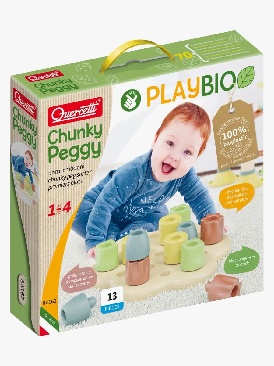 Quercetti PlayBio Chunky Peggy Aktivitetsleksak