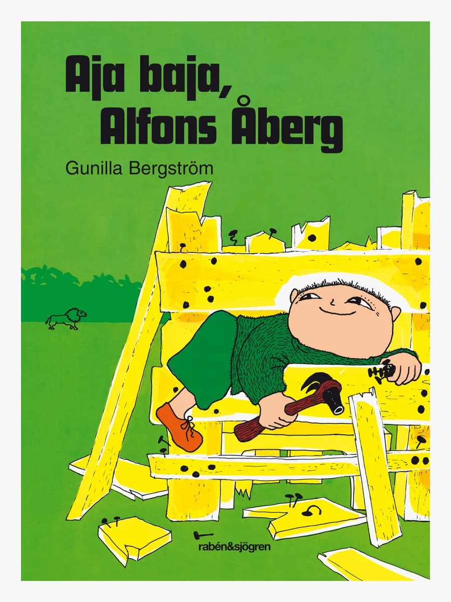 Rabén &  Sjögren Bok Aja Baja, Alfons Åberg