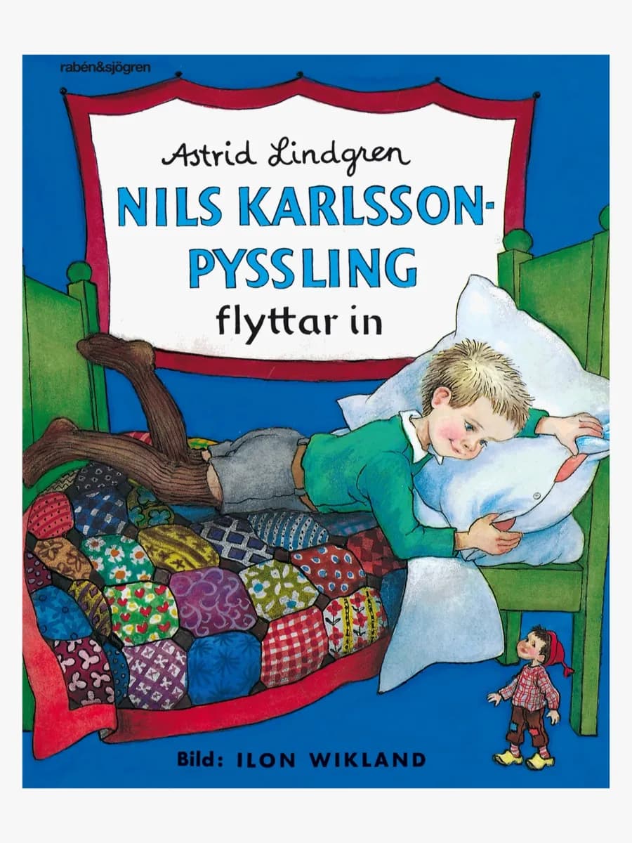 Rabén &  Sjögren Bok Nils Karlsson Pyssling Flyttar In Klumpe Dumpe