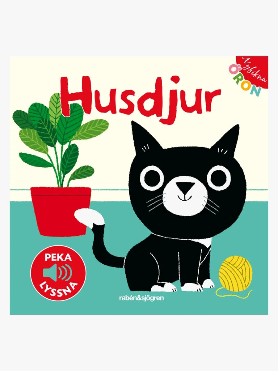 Rabén &  Sjögren Bok Nyfikna Öron Husdjur