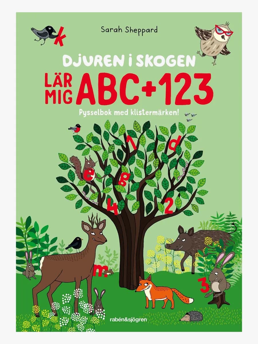 Rabén &  Sjögren Djuren I Skogen Lär Mig ABC &  124