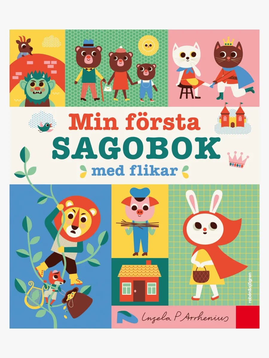 Rabén &  Sjögren Min första Sagobok med flikar
