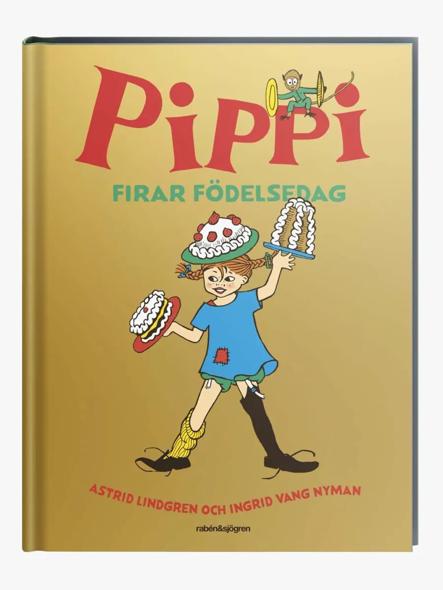 Rabén &  Sjögren Pippi Långstrump Firar Födelsedag