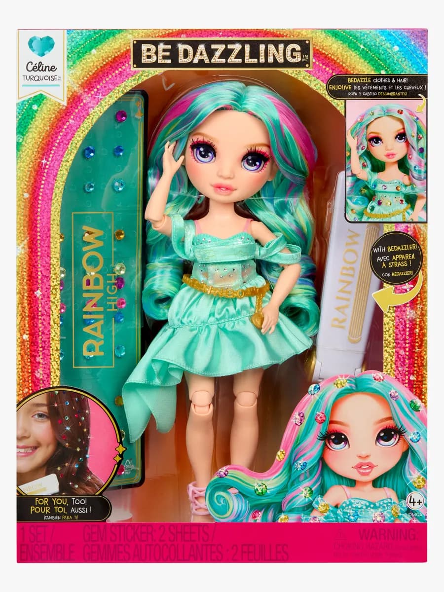 Rainbow High Be Dazzling Modedocka Celine Turquise, Teal