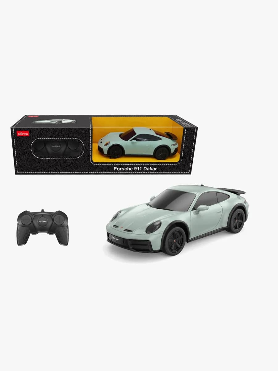Rastar Porsche 911 Dakar Radiostyrd Bil 1:24, Grön
