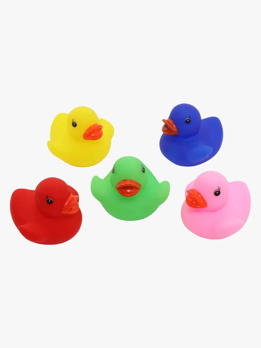 Rätt Start badleksaker regnbågsankor, 5-pack