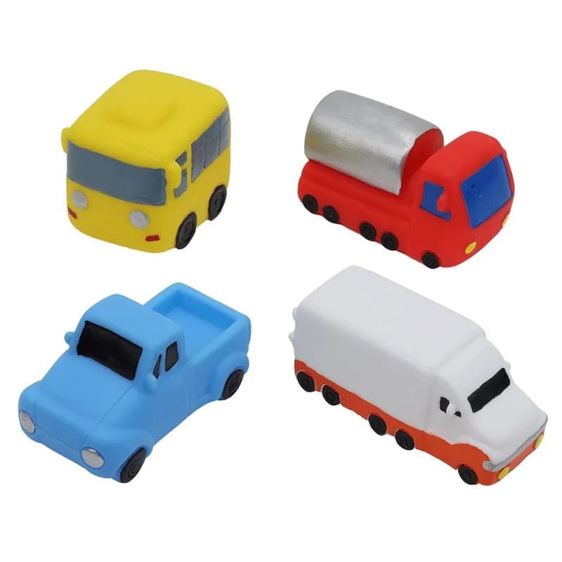 Rätt Start badleksaker bilar, 4-pack
