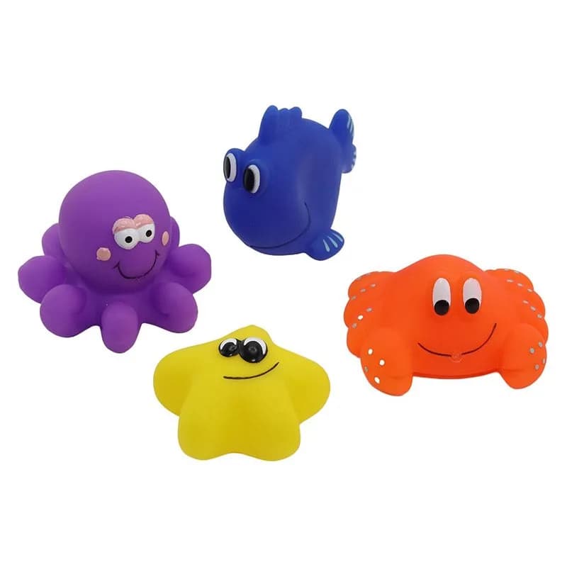 Rätt Start badleksaker sjödjur, 4-pack