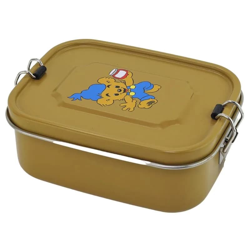 Rätt Start lunchlåda i plåt Bamse, björngul