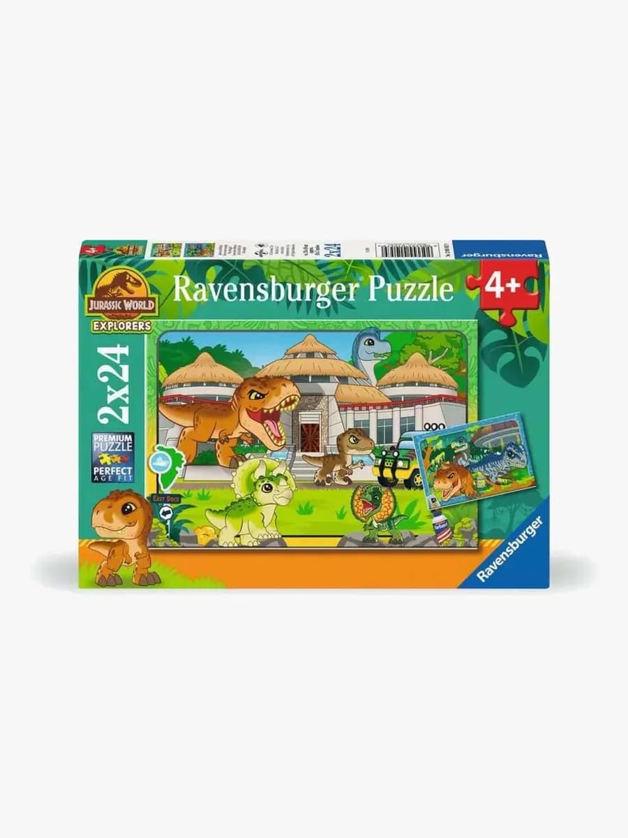 Ravensburger Barnpussel x 2 Jurassic World Explorers