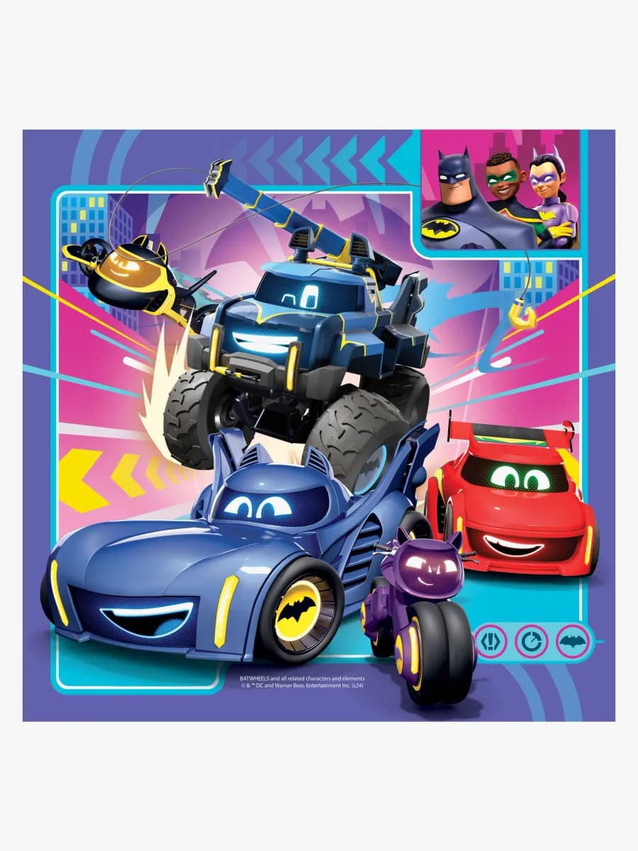 Ravensburger Batwheels Pussel 3x49 Bitar