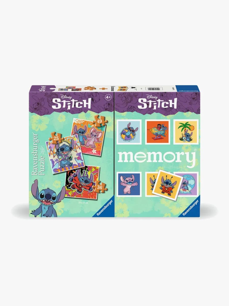 Ravensburger Disney Lilo &  Stitch Pussel 3-i-1 + Memory